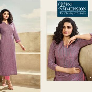 Pure cotton pant with collar kurti